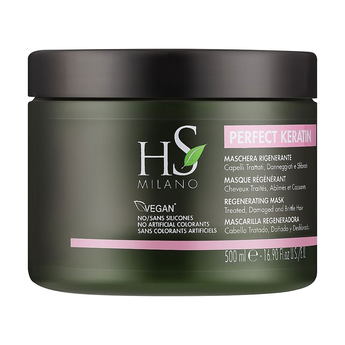 Відновлювальна маска для волосся HS Milano Perfect Kerati Regenerating Mask з кератином, 500 мл